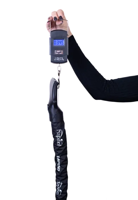 Napitel Diamond handle on a hand scale: 0.345 kg